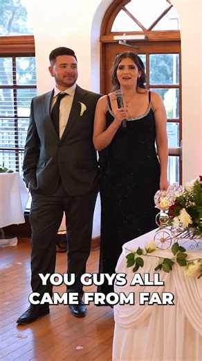 Sister Gives a Funny Wedding Speech #shorts