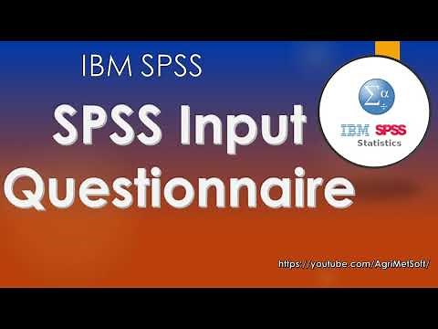 How to Input Questionnaire Data Entry into SPSS | Questionnaire Data Entry