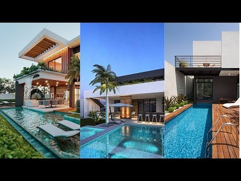 100 Casas Modernas con ALBERCAS que te Sorprenderán en 2023: IDEAS Y ESTILO