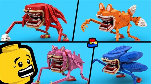 LEGO Sonic Tapes(新版音速小子) Shin Knuckles Shin Tails and Shin Amy