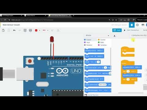 TinkerCAD LED blink using Arduino
