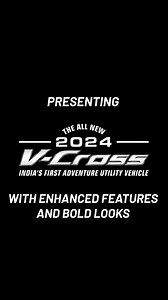 Introducing the 2024 edition of the Isuzu V-Cross with cutting-edge, new features that go as far as your imagination can! It is India’s first adventure utility vehicle that makes for a mind-boggling experience in comfort and excitement, whether you are hitting the open road, or a rugged terrain! #TheTruckLife #trucklife #Adventure #Off-roading. | Isuzu Motors India Pvt. Ltd.