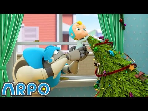 Get off the CHRISTMAS TREE!!!🎄+ MORE | 45 Minutes of ARPO Funny Robot Cartoons for Kids
