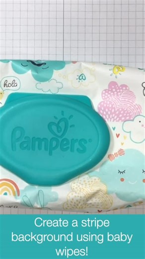 Lisa's Stamp Studio on Instagram: "Create a Stunning Striped Background with the Baby Wipe Technique! Want an eye-catching background that looks like custom designer paper? 😍 This baby wipe technique is the easiest way to create gorgeous striped, blended color effects for your handmade cards — and you can reuse the same wipe for beautifully graduated tones! It’s quick, creative, and perfect for ALL skill levels. 💡 Visit my website for the tutorial, project ideas, and more inspiration! 👉 Lisas
