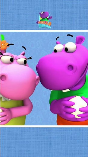 Hot Cross Buns #shorts #nurseryrhymes #kidssong #hellohippo