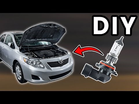 DIY 2009-2013 Toyota Corolla Headlight Bulb Replacement | How To Replace Toyota Corolla Bulbs