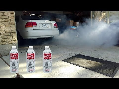 Seafoam in the intake - how well does it work? Smoke!