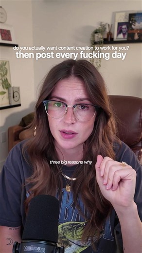 If you ACTUALLY want to get better at creating content, then you need to post every single fucking day. Seriously. And if you don't want to get better at it, or make it a part of your brand, then you don't need this advice. One. You don't get better at content by watching videos about content, you get better by making content You can hire the editor, hire the coach, study every framework out there... none of it replaces actually doing the thing. Two. I'd rather have 365 days of real data points 