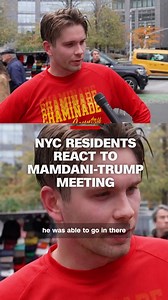 17K views · 313 reactions | CNN's Gloria Pazmino speaks to NYC residents about their reactions to the Oval Office meeting between New York City Mayor-elect Zohran Mamdani and President Donald Trump. Both politicians are from New York and have criticized each other in the past. https://cnn.it/47YlPtc | CNN Politics | Facebook