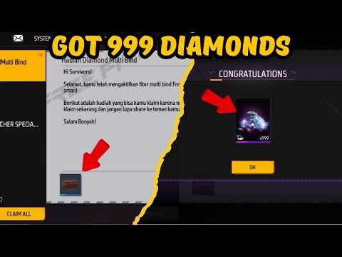 Got 999 Diamonds! 😁 Free Fire New Multi-Binding Option