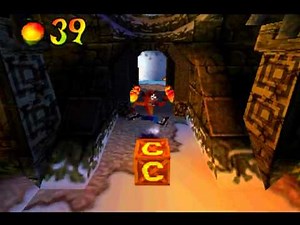 Crash Bandicoot 2: Cortex Strikes Back - Stage 9: Crash Crush (100% Completed)