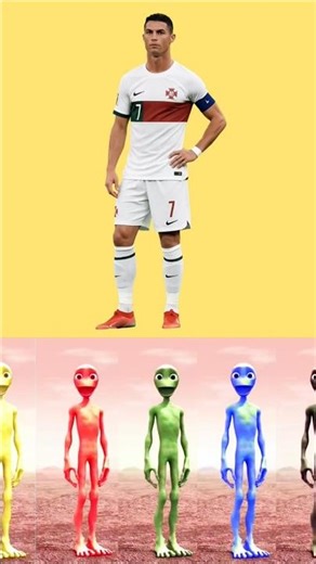 Cristiano Ronaldo vs Alien Dance 👽🔥 Who Will You Subscribe To? #shorts