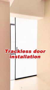 A trackless door is a side-mounted sliding door, whose tracks and hardware are cleverly hidden. #aluminium #doors #door #window #windows #slidingdoor #interiordesign #homedeco #foldingdoor #tottme | Tottme Engineering