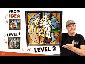 Laser Cutting Pine Boards into Stained Glass Illusion Art