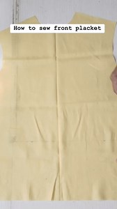 3.2K views · 37 reactions | Sewing tips: How to sew front placket #sewing #handmadewithlove #placket #top | Seams and Dreams | Facebook