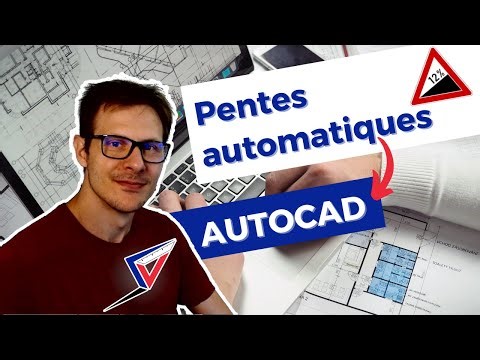 Pentes automatiques AutoCAD