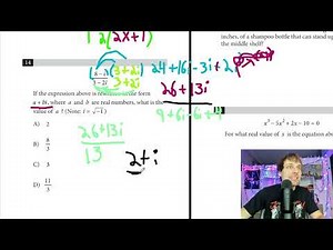 SAT Math: Advanced Math for 1500+ Scorers (SAT Test #4 extra math part 1/4)