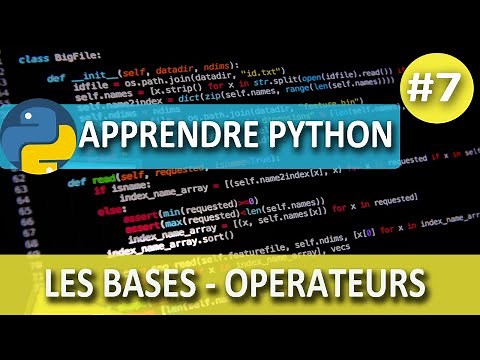 Apprendre Python-Les Bases #7-Les opérateurs