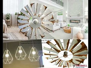 Rustic Charm and Modern Elegance from the Original Windmill Ceiling Fan Company
