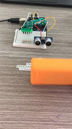 LEDs control with Arduino using Ultrasonic sensor | Upload Ideas with Itamar