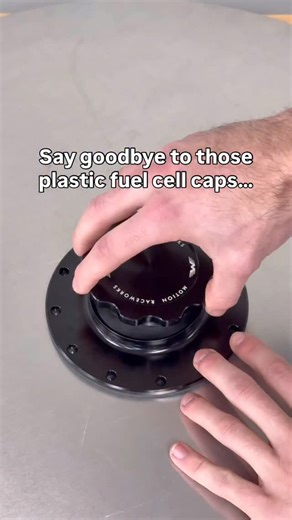 Plastic fuel cell caps overtime (and sometimes right out of the box) become hard to get on and off. Get yourself a Motion billet fuel cell cap and quit fighting with yours. Available in 6 and 12 bolt as well as weld on flange style. Bolt on versions come with a gasket. With threads smooth as butter you’ll wonder why you didn’t make the switch sooner! | Motion Raceworks