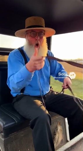 Grandpa’s Amish Buggy Drill - Buggy beats all British drill, farming bars for days.