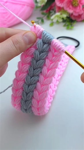 Easy to Crochet Bag Strap 🧶 #crochet #crocheting #knitting #handmade #diy