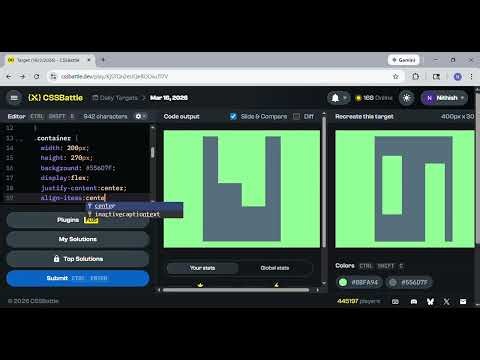 CSSBattle | Daily Targets | March 16 2026