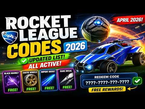 Rocket League Codes 2026 ✅ Updated List of ACTIVE Codes (April 2026)
