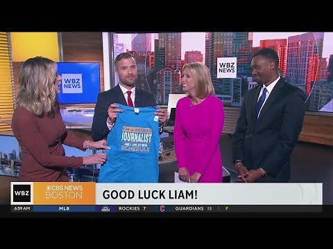 Liam Martin says goodbye to WBZ and TV news