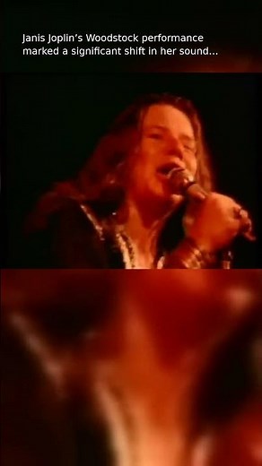 Janis Joplin's performance at Woodstock in August 1969 captured a pivotal moment in her career,