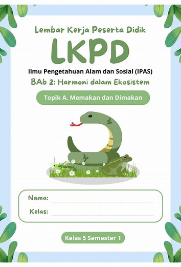 LKPD IPAS Kelas 5: Memahami Rantai Makanan