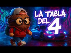 La Tabla del 4 | ✏️ Las Tablas de Multiplicar 🗒️| Matemáticas Fáciles 🤓