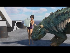 Camp Cretaceous Season 3 Bumpy and Yaz scene
