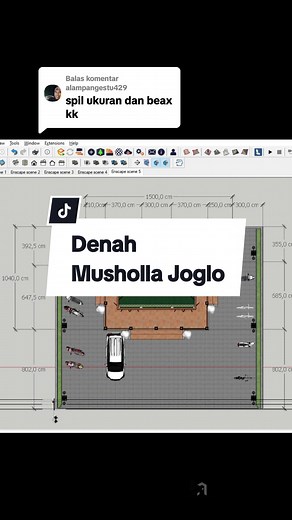 Denah Musholla Joglo: Ukuran dan Inspirasi Desain