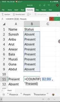 Excel Countif Tricks in Tamil #excel #excelfunction #excelshorts