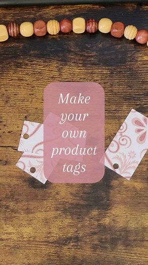 Quick Tip: DIY product tags! Make your own from leftover scrapbook paper. #festiveupcycling #inspiration #diy #tag #smallbusiness #craft #upcycling #scrapbooking | Festive Upcycling | Facebook