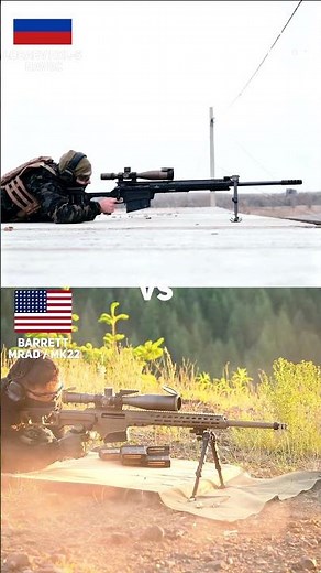 🇺🇸 Barrett MRAD Mk22 vs 🇷🇺 Lobaev DXL-5 | Long-Range Rifle Comparison