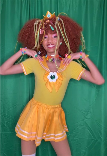 Sailor Daisy Transition ⭐️⛵️ #fyp #cosplay #princessdaisy #supermario #decora