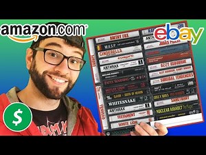 How Much $$$$ From Selling Old Music Cassette Tapes on eBay and Amazon? Garage Sale Haul!