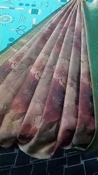 chest pleats |Saree prepleating ironing and box folding(For order comment)@Birianfashion⁩ Trichy