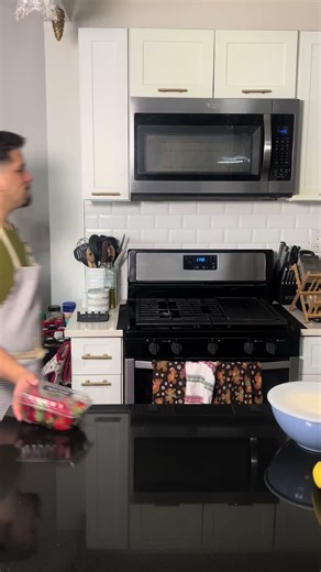 Filling the watch box cake: vanilla bean cake and macerates strawberries 🍓 #isitcake #customcakes #nyc #patek