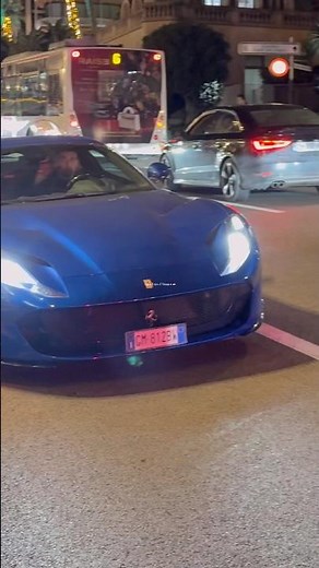 Ferrari 812 superfast in Monaco 🇲🇨 #monaco #ferrari #luxury