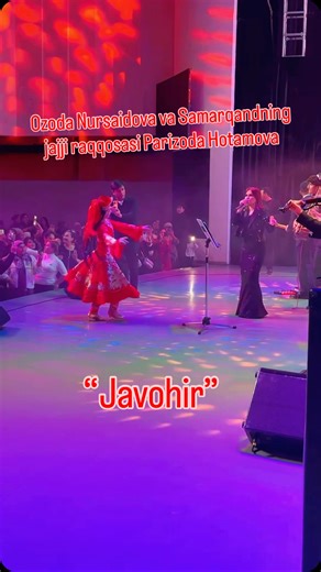 Parizoda Hotamova on Instagram: "O’zbekistonda xizmat ko’rsatgan artist Ozoda Nursaidova ijrolaridagi “Javohir” taronasiga qo’yilgan raqs Parizodaning kuzatuvchilari tomonidan katta e’tiroflar bilan qarshi olinib, deyarli barcha tadbirlarda so’ralar edi. Ushbu raqs bilan Xalqaro tanlovda ham Grand prini qo’lga kiritgan. Har doim Ozoda Nursaidova bilan bir sahnada, shu taronaga raqsga tushsam edi deb niyat qilardi. Allohga onsond ushbu niyatiga ham erishdi😍 #dance #shorts #milliy"
