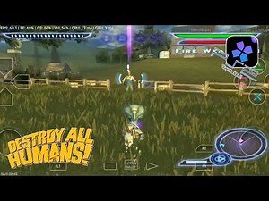 60fps - Destroy All Humans! (PS2) Android Gameplay | DamonPS2 Pro Emulator