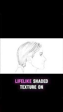 💇‍♀️ Draw & Shade Hair for Realistic Side Profile Portraits