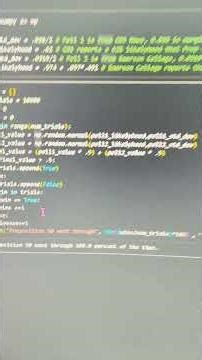 going over random code