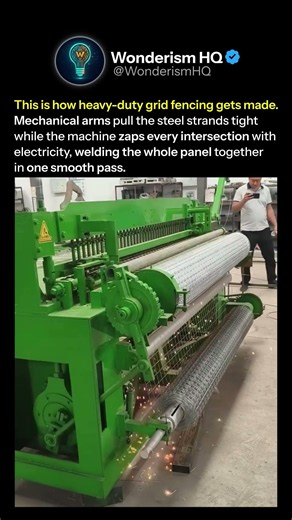 How Steel Wire Fences Are Built in Seconds