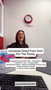 21 reactions | Labranda Alyssa Suite Hotel – Playa Blanca  Dates: 27 July – 3 August 2025 Half Board Included – Delicious breakfast & dinner daily Coach Transfers Included 4 × 20kg checked luggage Price: €3597 In Total | KT Travel Dundalk | Facebook