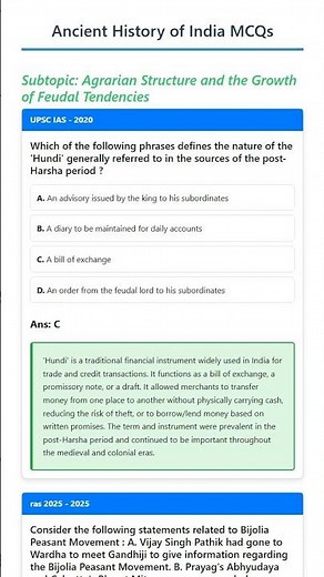 Agrarian Structure and the Growth of Feudal Tendencies